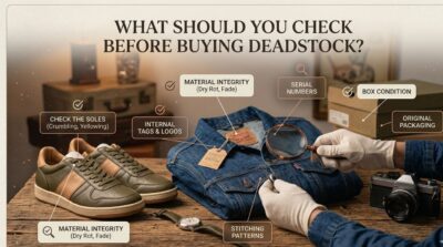 What shoul you check before buying deadstock 